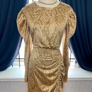 Forever21 Silk Snake Print Dress